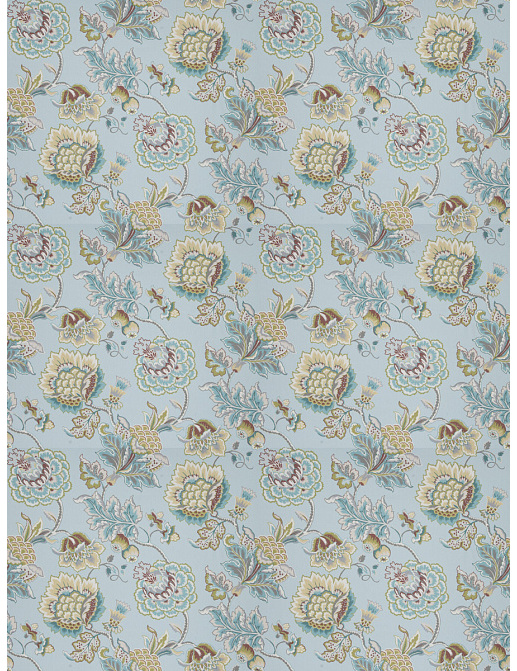 Ткань Fabricut Chromatics Vol.XXV Resort Ibsen floral/Aqua