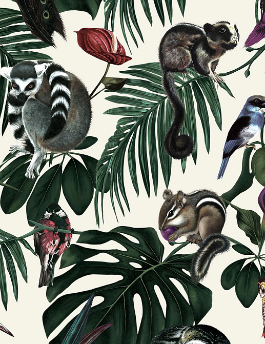 Обои Witch & Watchman Wallpaper Collection Amazonia Light