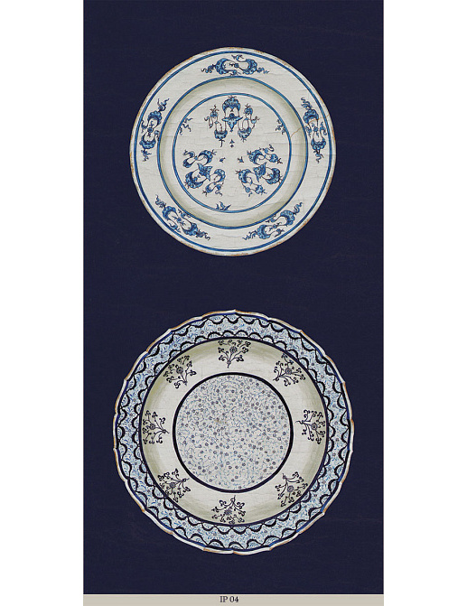 Панно и фотообои Iksel Scenic & Architectural Wallpapers Iznik Plates IP04
