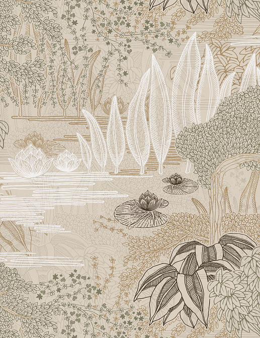 Обои Casamance Square Jasmin 75680100
