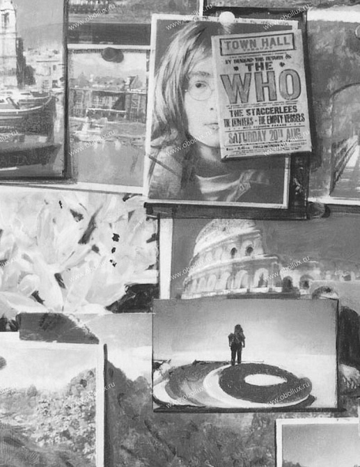 Обои Andrew Martin Museum Pinboard/Charcoal
