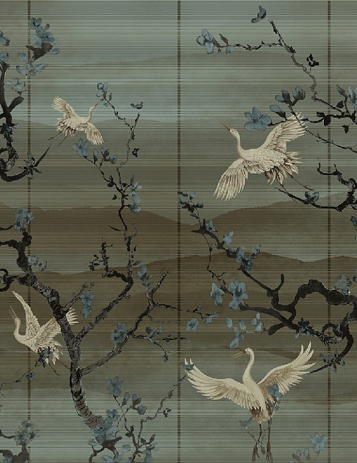 Панно и фотообои Faboie Silk Painting 5 F-SN5064