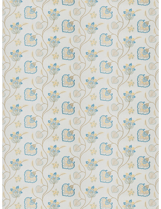 Ткань Fabricut Chromatics Vol.XXIV Mineral Tilt floral/Aqua