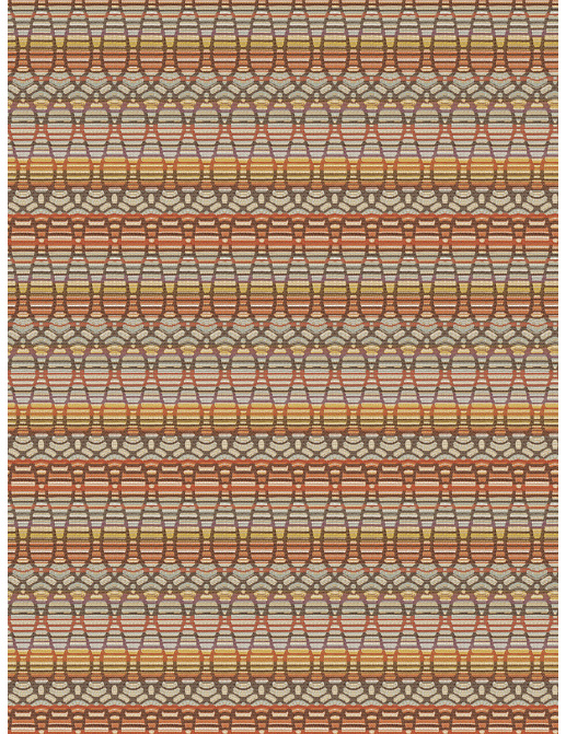 Ткань Fabricut Vignettes Vol.XIII Terra Cotta Mutato/Multi