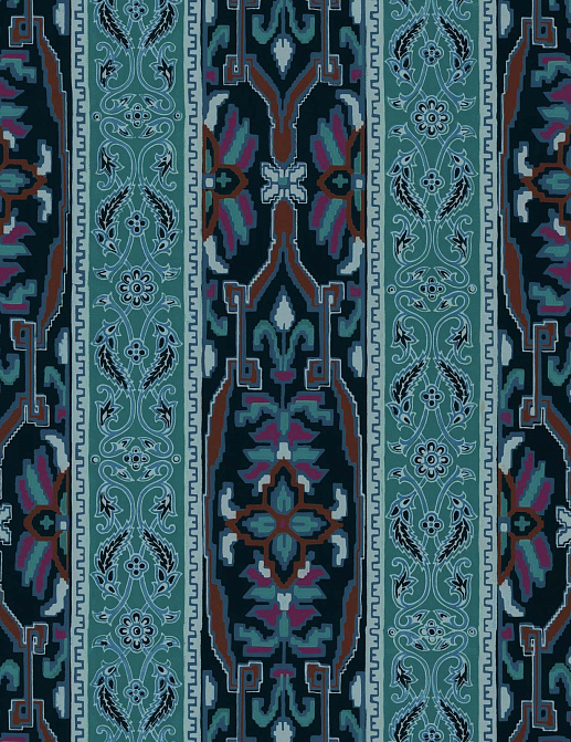 Обои House Of Hackney WII Newness 2018 Mamounia/Midnight/Azurite