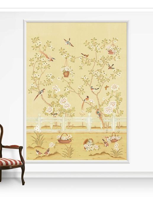 Обои Paul Montgomery Studio Murals For Unique Walls Adriana Diptych/Yellow