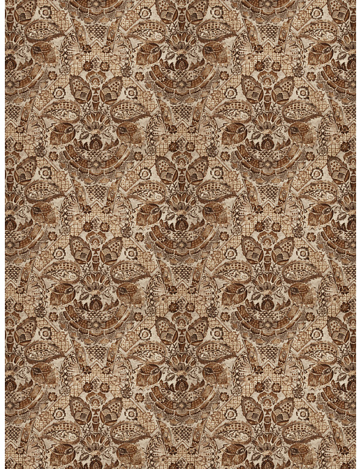 Ткань Fabricut Vignettes Vol.XIII Latte Heinrich/Bark