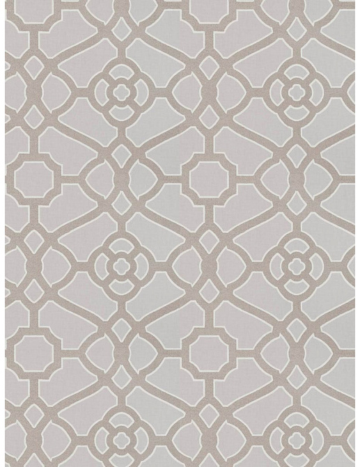 Ткань Fabricut Vignettes Vol.XVI Graphite Drama lattice/Silver