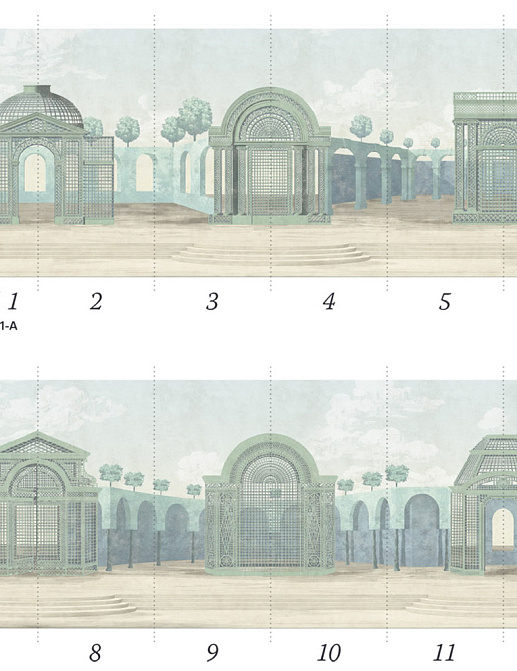 Обои Paul Montgomery Studio Book of Murals (Mural Sources) WB-PV