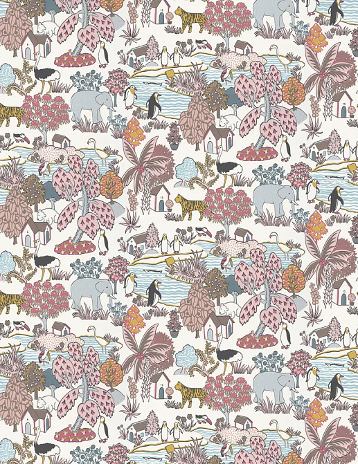 Обои Little Greene Storybook Papers 0231ANCONFE