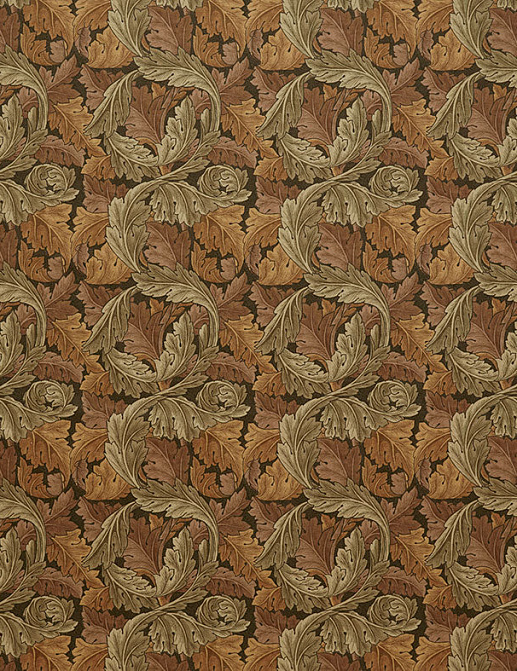 Ткань William Morris At Home Kelmscott Gardens Volume I Acanthus Velvet/Acorn