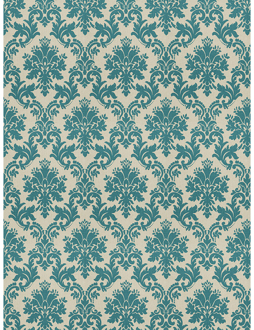 Ткань Fabricut Chromatics Vol.XXIII Teal Oat Damask/Teal