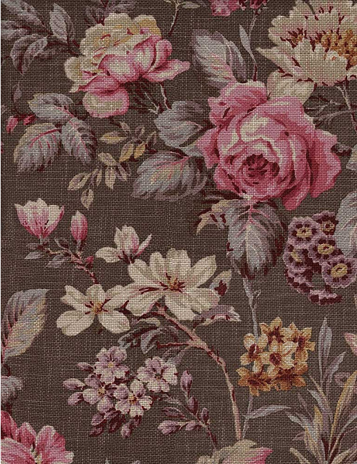 Ткань Andrew Martin Inventor Botanist/Dark Taupe