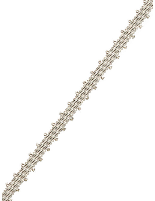 Тесьма Fabricut Mineral Obsession Trimmings Picot/Silverpearl