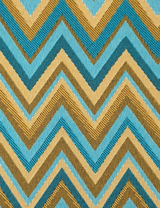 Ткань Galleria Arben Ornament Ostro/892-Turquoise-ochre