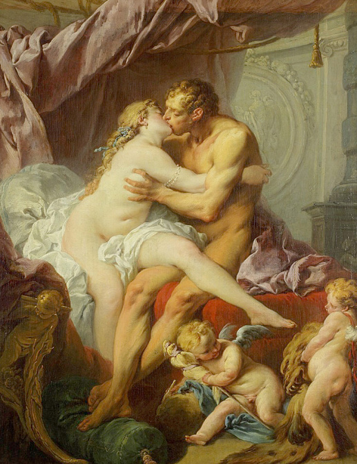 Панно и фотообои Affresco Фрески и фотообои Francois Boucher Hercules and Omphale