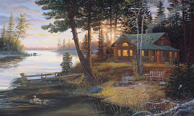Панно и фотообои York Lake Forest Lodge LM7972M