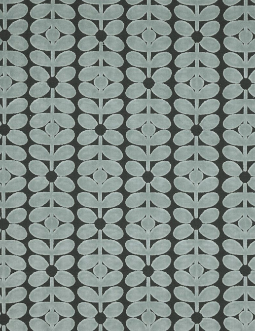 Ткань Orla Kiely Wovens-Volume One VelvetSixtiesStem/MidPowderBlue