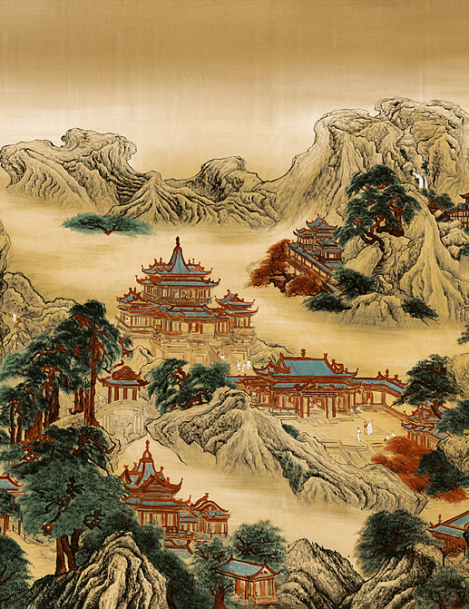 Панно и фотообои Faboie Silk Painting 4 F-SN4101