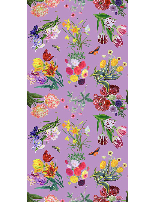Обои Nicolette Mayer Royal Delft Flora-Fauna-Orchid