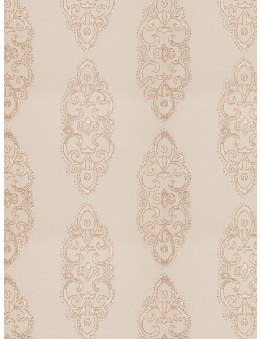 Ткань Fabricut Silk Nuances Natural Grier Medallion/Ecru