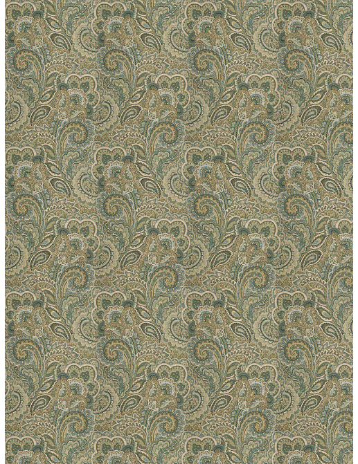 Ткань Fabricut Vignettes Vol.XIII Turquoise Camillo/Seagrass