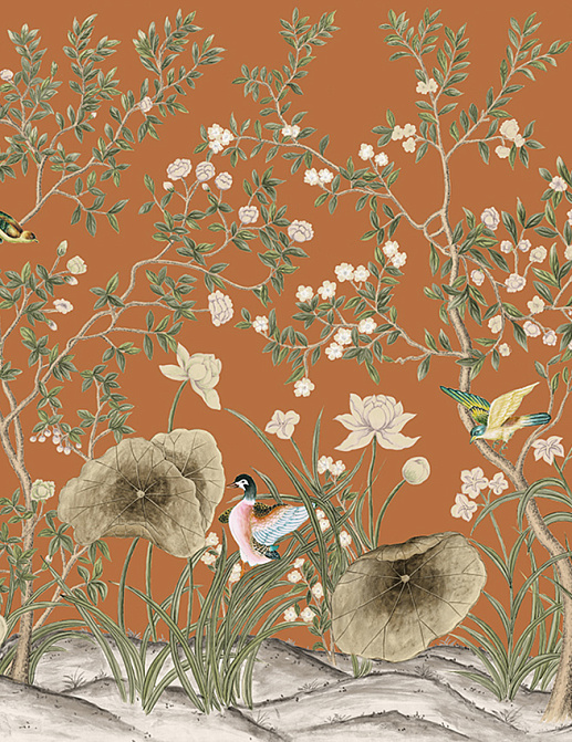 Панно и фотообои Faboie Silk Painting 4 F-SN4123