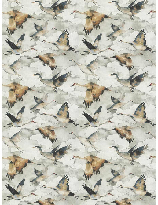 Ткань Fabricut Natural Nuances Vignettes Oyster Flybird/Storm
