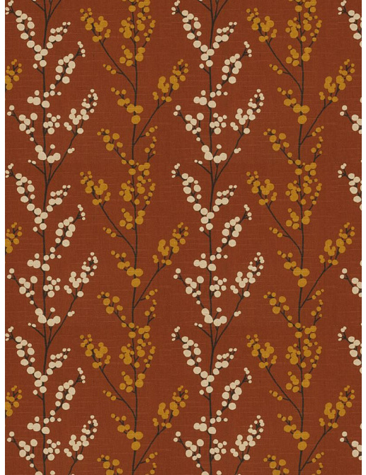 Ткань Fabricut Modern Nuances Lacquer Snontelle/Spice
