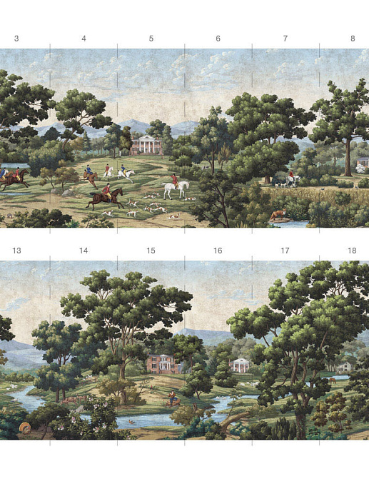 Панно и фотообои Paul Montgomery Studio Complete Collection Jefferson Country Antiqued