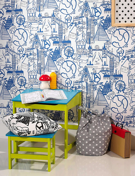 Обои Prestigious Textiles Jet Set 1959-715