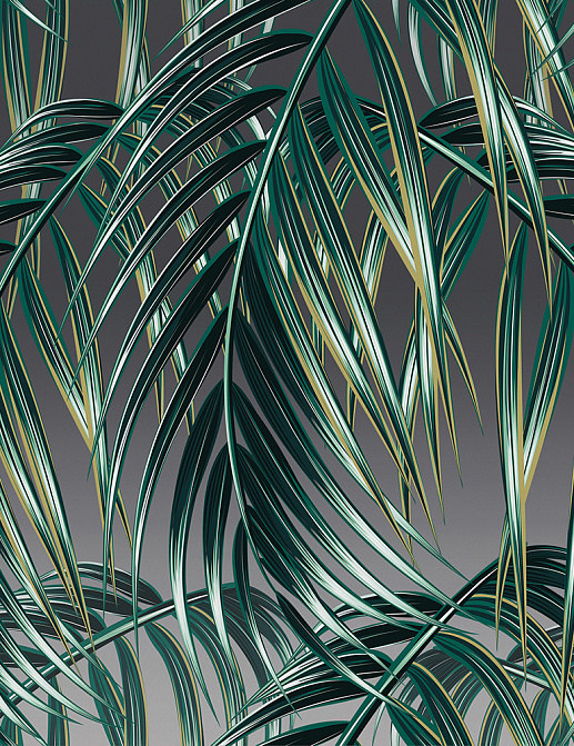 Панно и фотообои Yo2 Luminous Palms LP1.05/Silver