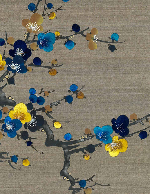 Обои Fromental Modern Chinois Prunus/Bitumen