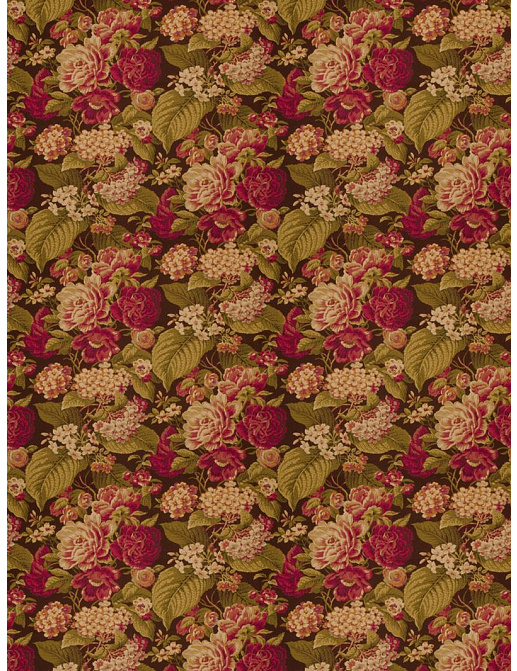Ткань Fabricut Vignettes Vol.XIII Ruby Eudes floral/Raspberry