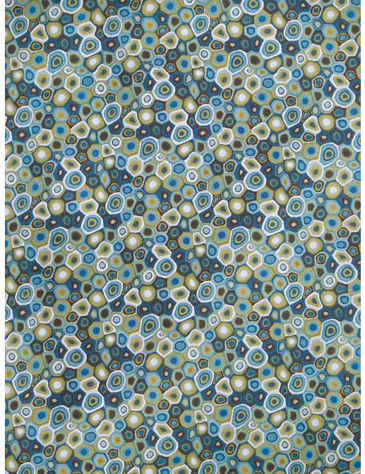 Ткань Fabricut Modern Nuances Blue Wave Rebel soul /Ocean