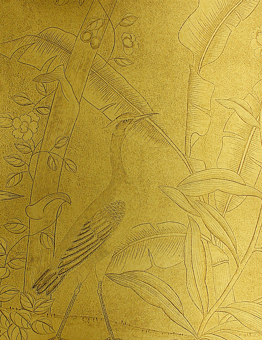 Обои Paul Montgomery Studio Endur Collection (Mural Sources) E-CH-111-BG1-GS/Toile Gold
