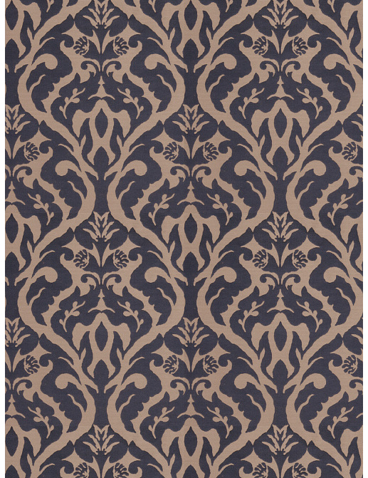 Ткань Fabricut Silk Nuances Lapis Costner Damask/Navy