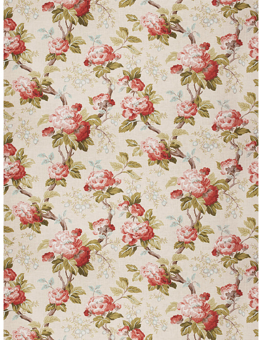 Ткань Fabricut Charlotte Moss Coral York/Coral