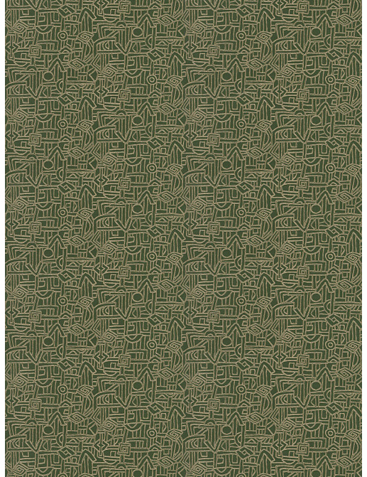 Ткань Fabricut Chromatics Vol.XXVI Succulent Hieroglyphics/Leaf