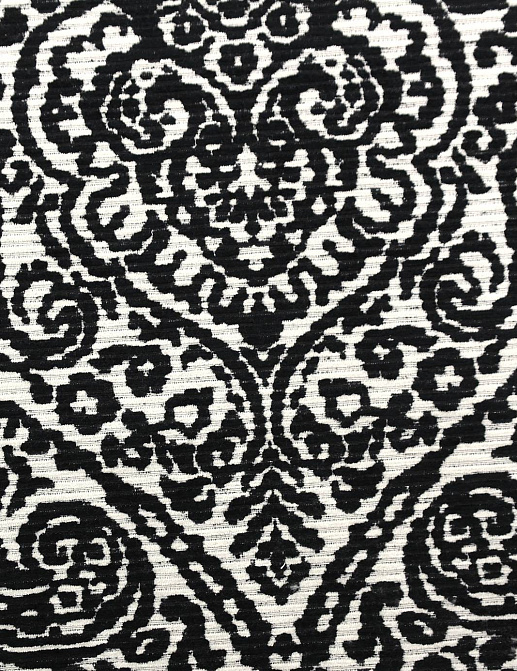 Ткань Clarke & Clarke Black + White F0896/01