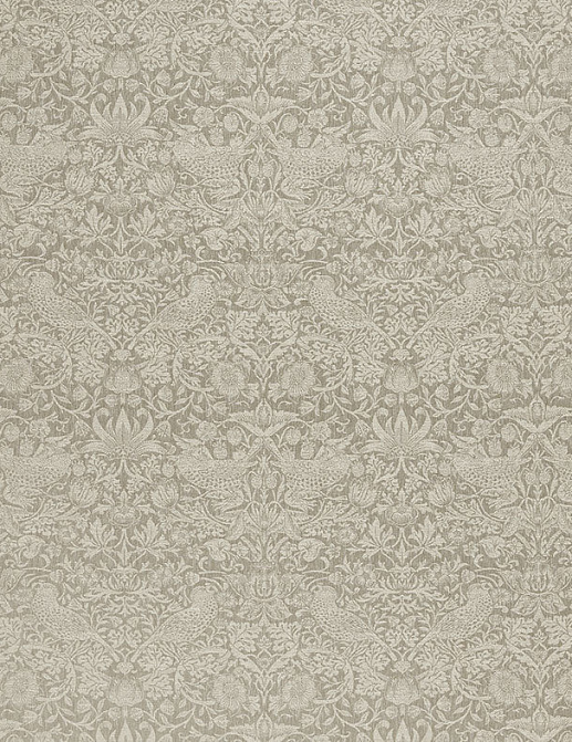 Ткань William Morris At Home Kelmscott Gardens Volume II Strawberry Thief Woven/Limestone