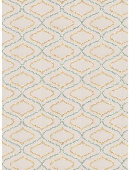 Ткань Fabricut Vignettes Vol.XIII Turquoise Sancho ogee/Reef