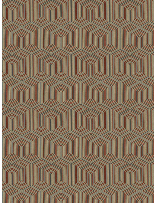 Ткань Trend Lifestyles By Color vol.IX Celestial/Coral 04580/spice