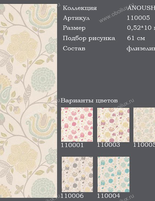 Обои Harlequin Anoushka 110005