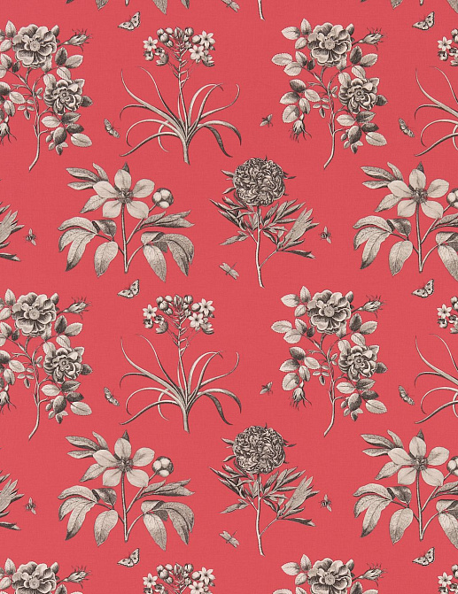 Ткань Sanderson Parchment Flowers DPFPET201