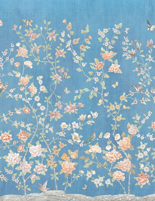 Панно и фотообои Affresco Цветариум Chinese garden Color 2