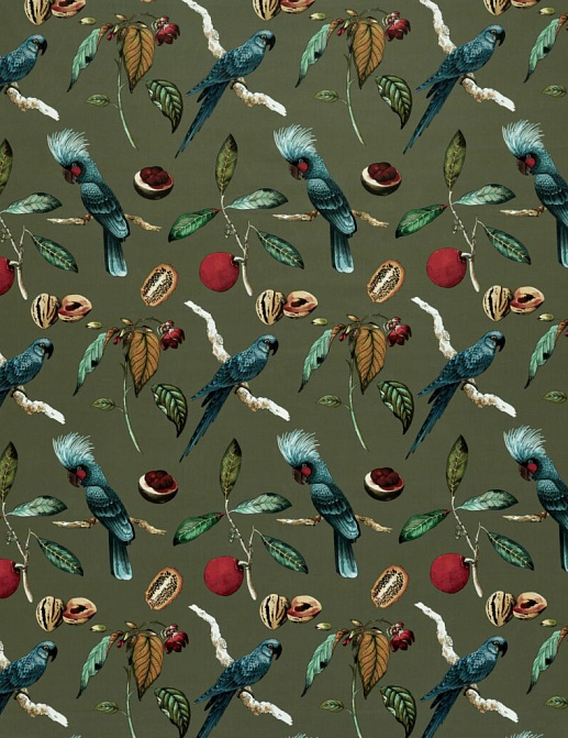 Ткань Ashley Wilde Tahiti Cockatoo/Olive