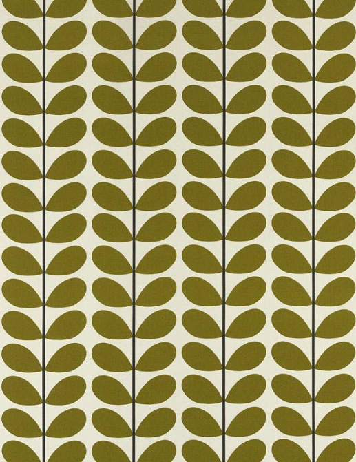 Ткань Orla Kiely Prints-Volume One TwoColourStem/Olive