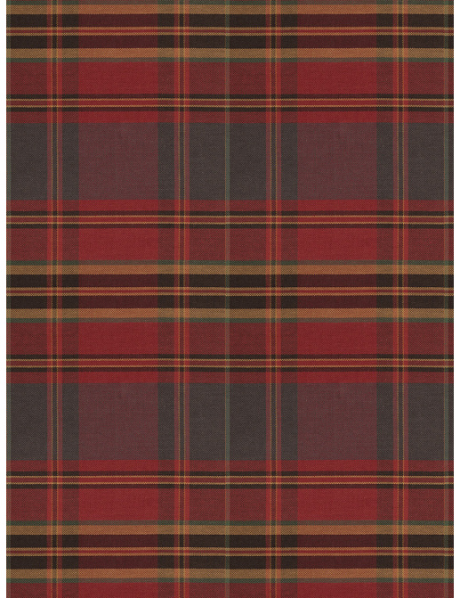 Ткань Fabricut Vignettes Vol.XIV Exotic Red Values plaid/Garnet