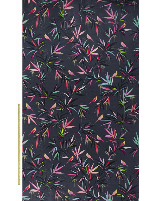 Ткань Sara Miller Volume 1 BambooVelvetSmokeyBlue
